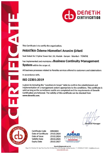 paratika iso 22301 2019